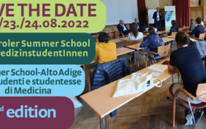 Summer School-Alto Adige per studenti e studentesse di Medicina