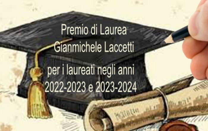 Bando Premio di laurea alla memoria di Gianmichele Laccetti